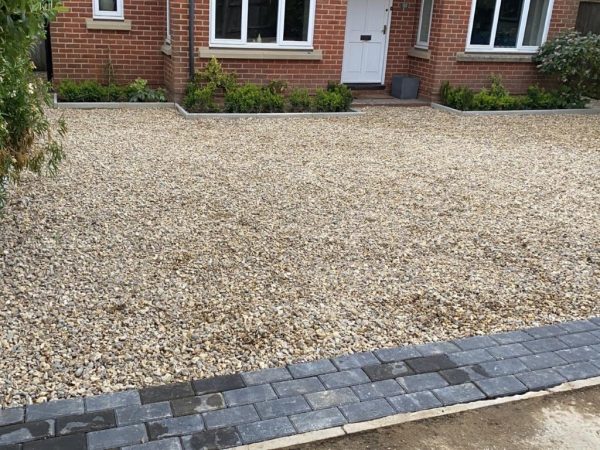 Gravel installation in Alresford, Essex