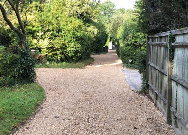 Gravel installation in West Bergholt, Essex